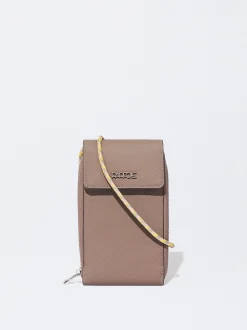 PARFOIS Bolso Para Móvil Básico Marrón Best Sale