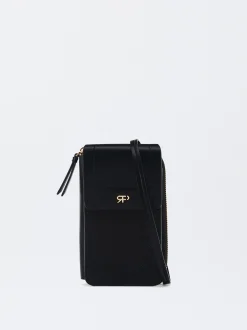PARFOIS Bolso Para Móvil Con Cierre De Solapa Negro Store