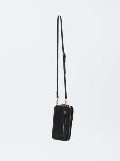 PARFOIS Bolso Para Móvil Con Cierre De Solapa Negro Store