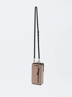 PARFOIS Bolso Para Móvil Con Cierre De Solapa Beige Best Sale