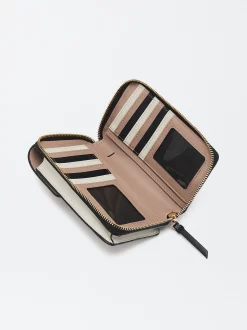 PARFOIS Bolso Para Móvil Con Cierre De Solapa Beige Best Sale