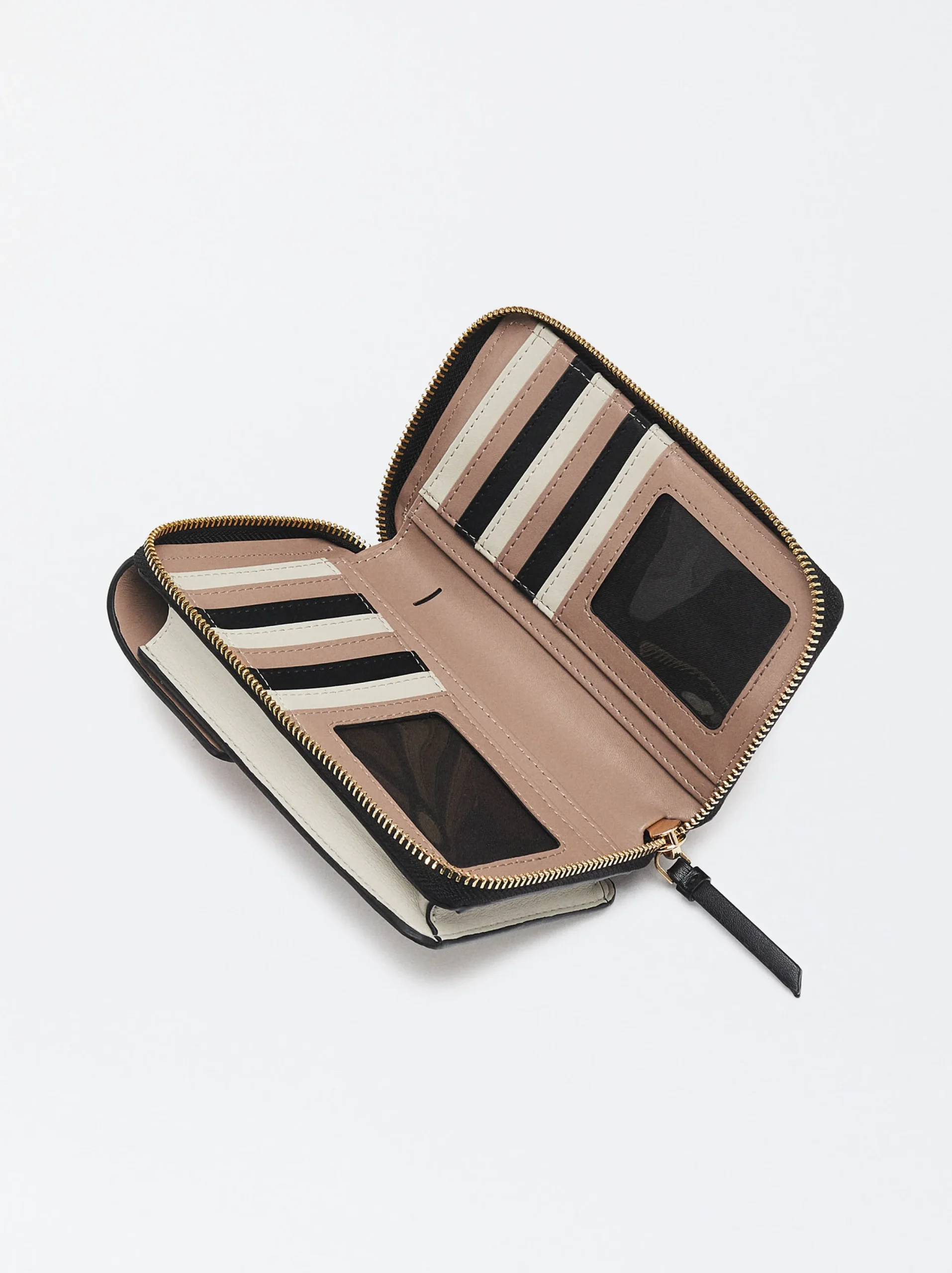 PARFOIS Bolso Para Móvil Con Cierre De Solapa Beige Best Sale