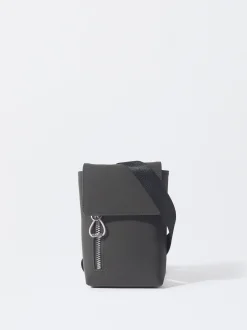 PARFOIS Bolso Para Móvil Con Bandolera Negro Discount