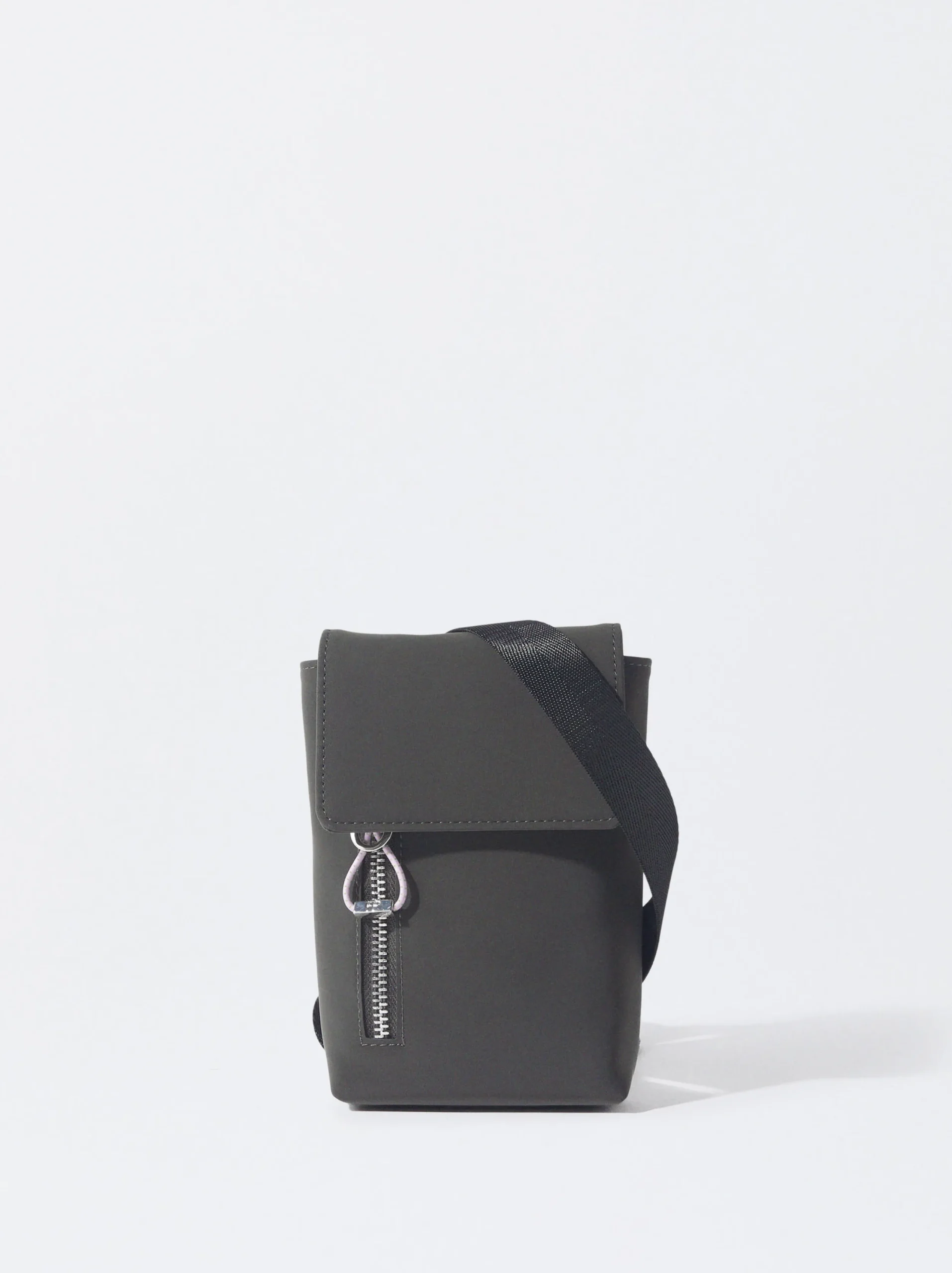 PARFOIS Bolso Para Móvil Con Bandolera Negro Discount