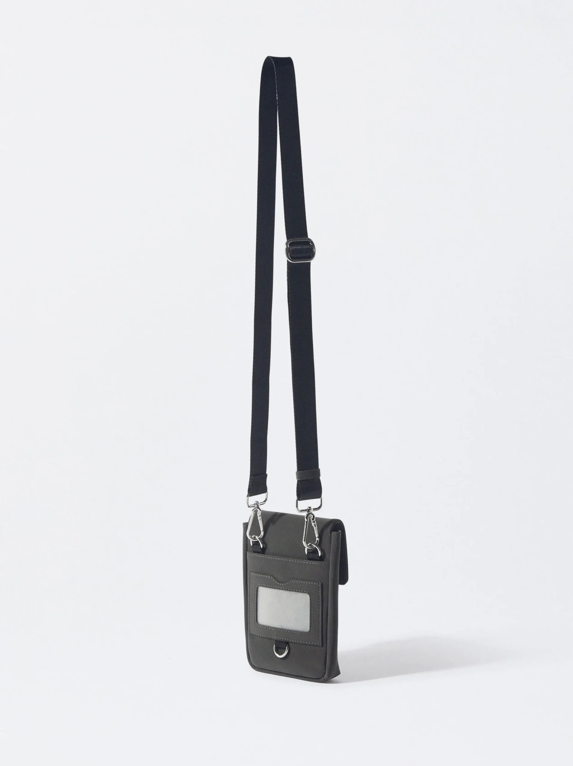 PARFOIS Bolso Para Móvil Con Bandolera Negro Discount