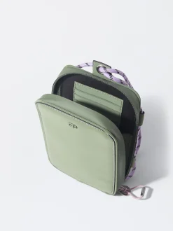 PARFOIS Bolso Para M&oacute;vil Con Bandolera Caqui Cheap