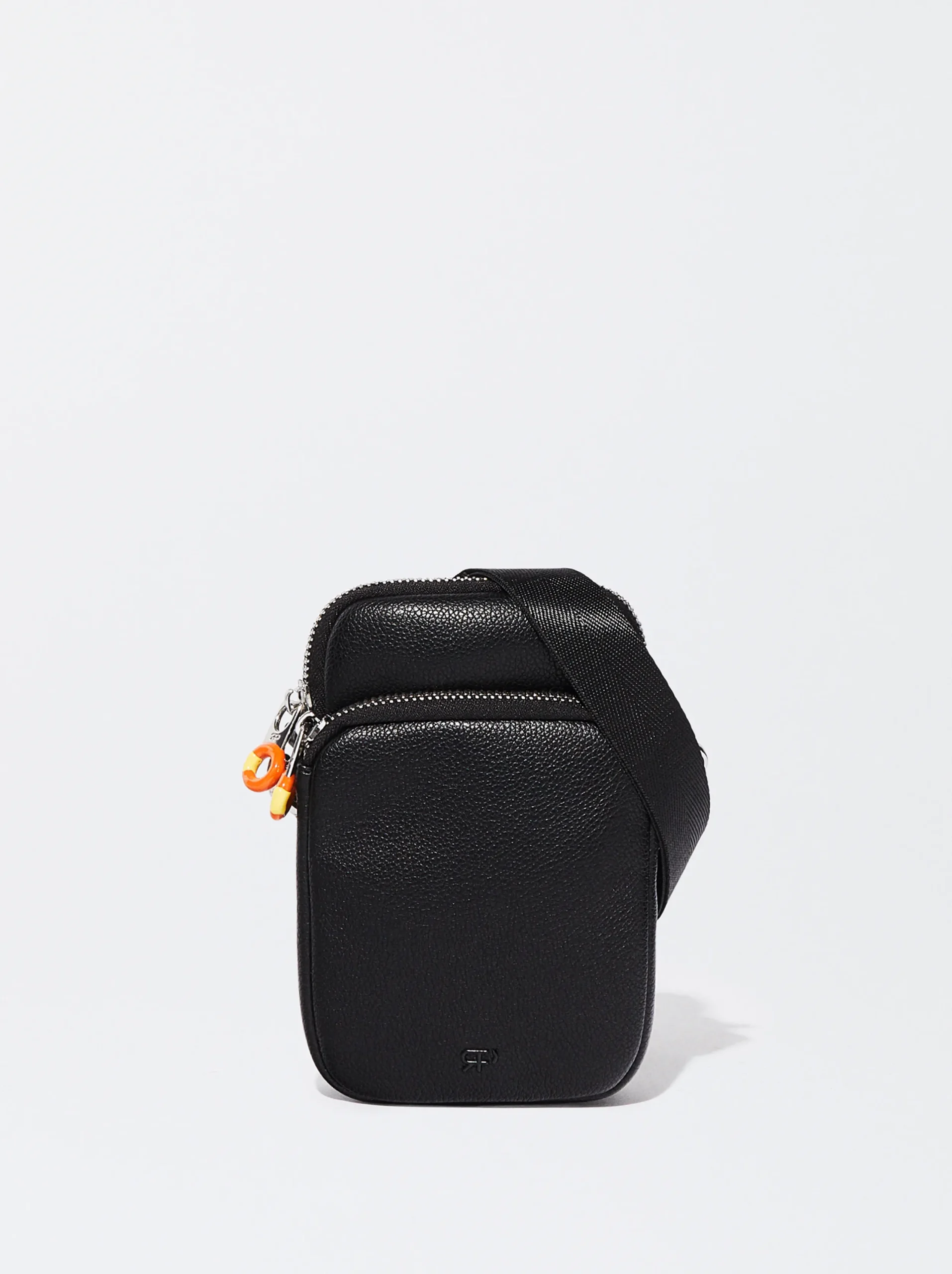 PARFOIS Bolso Para Móvil Con Bandolera Negro Fashion