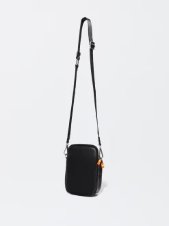 PARFOIS Bolso Para Móvil Con Bandolera Negro Fashion
