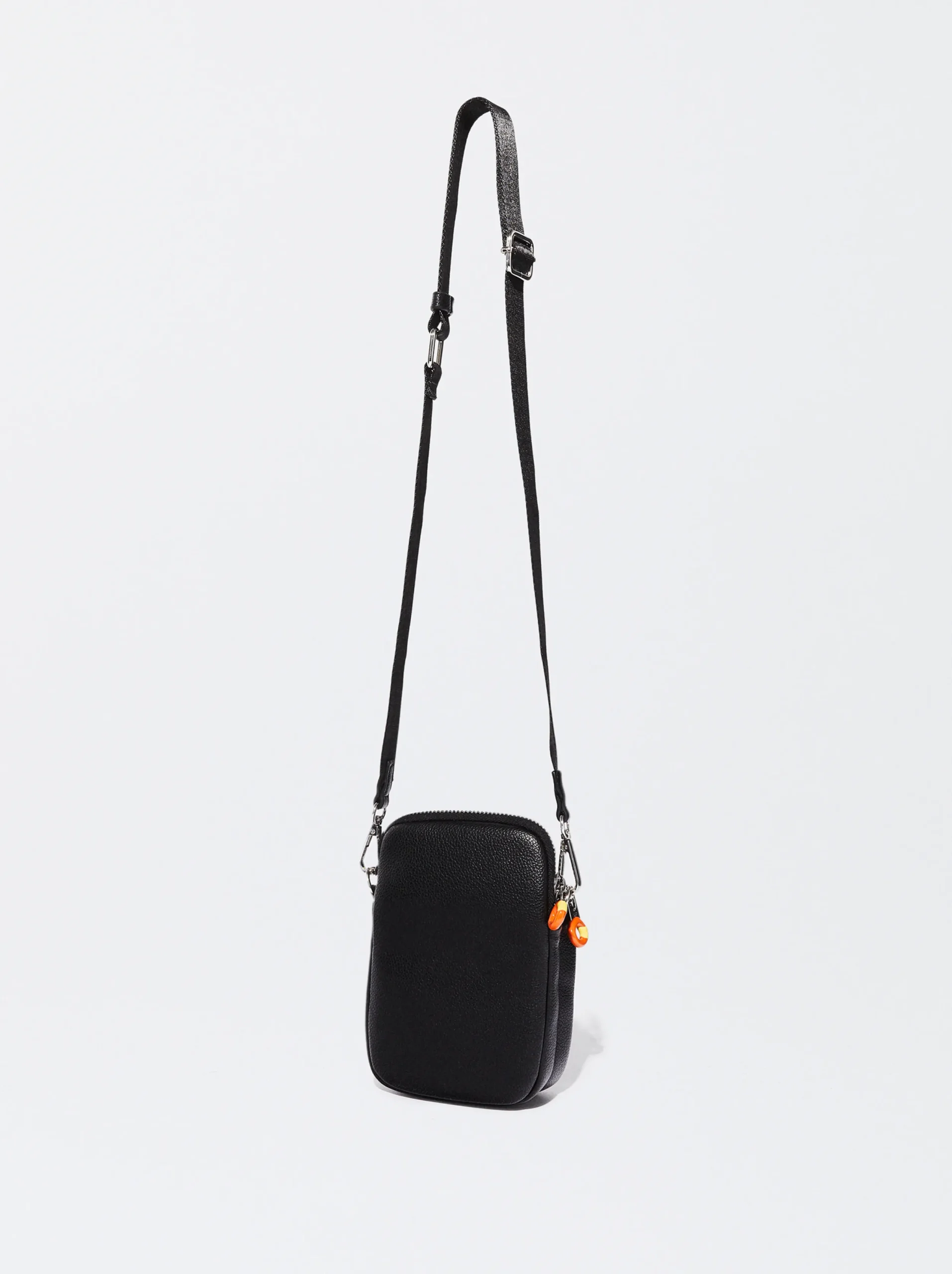 PARFOIS Bolso Para Móvil Con Bandolera Negro Fashion