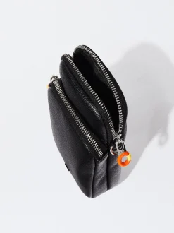 PARFOIS Bolso Para Móvil Con Bandolera Negro Fashion