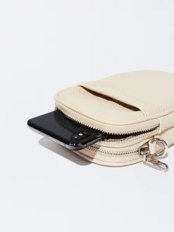 PARFOIS Bolso Para M&oacute;vil Con Bandolera Crudo Online