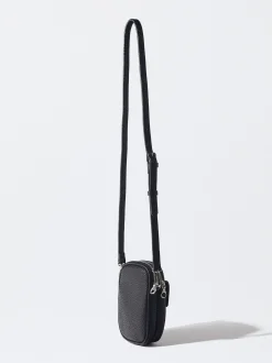 PARFOIS Bolso Para Móvil Con Bandolera Negro Flash Sale