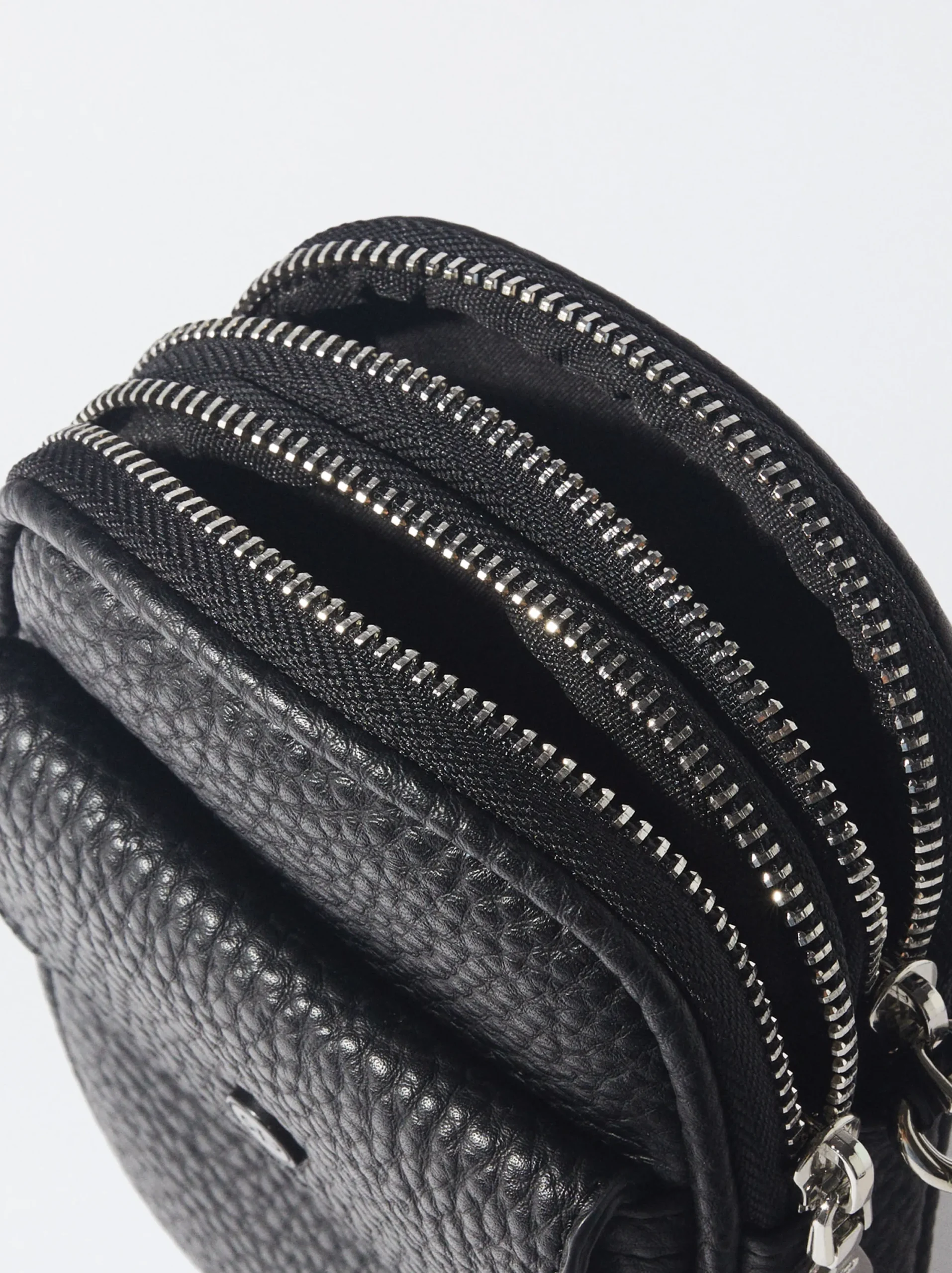 PARFOIS Bolso Para Móvil Con Bandolera Negro Flash Sale
