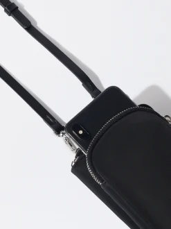 PARFOIS Bolso Para M&oacute;vil Con Bandolera Negro Best Sale