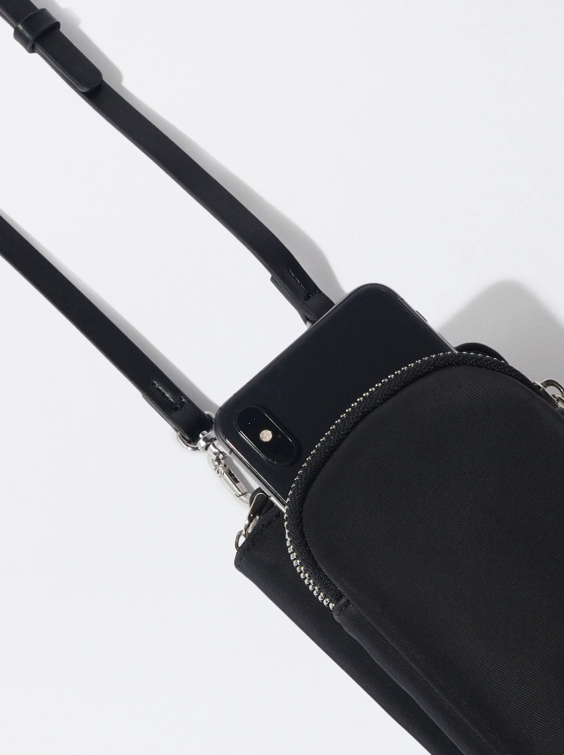 PARFOIS Bolso Para Móvil Con Bandolera Negro Best Sale