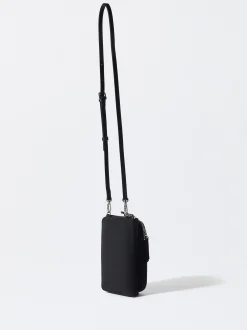PARFOIS Bolso Para Móvil Con Bandolera Negro Best Sale