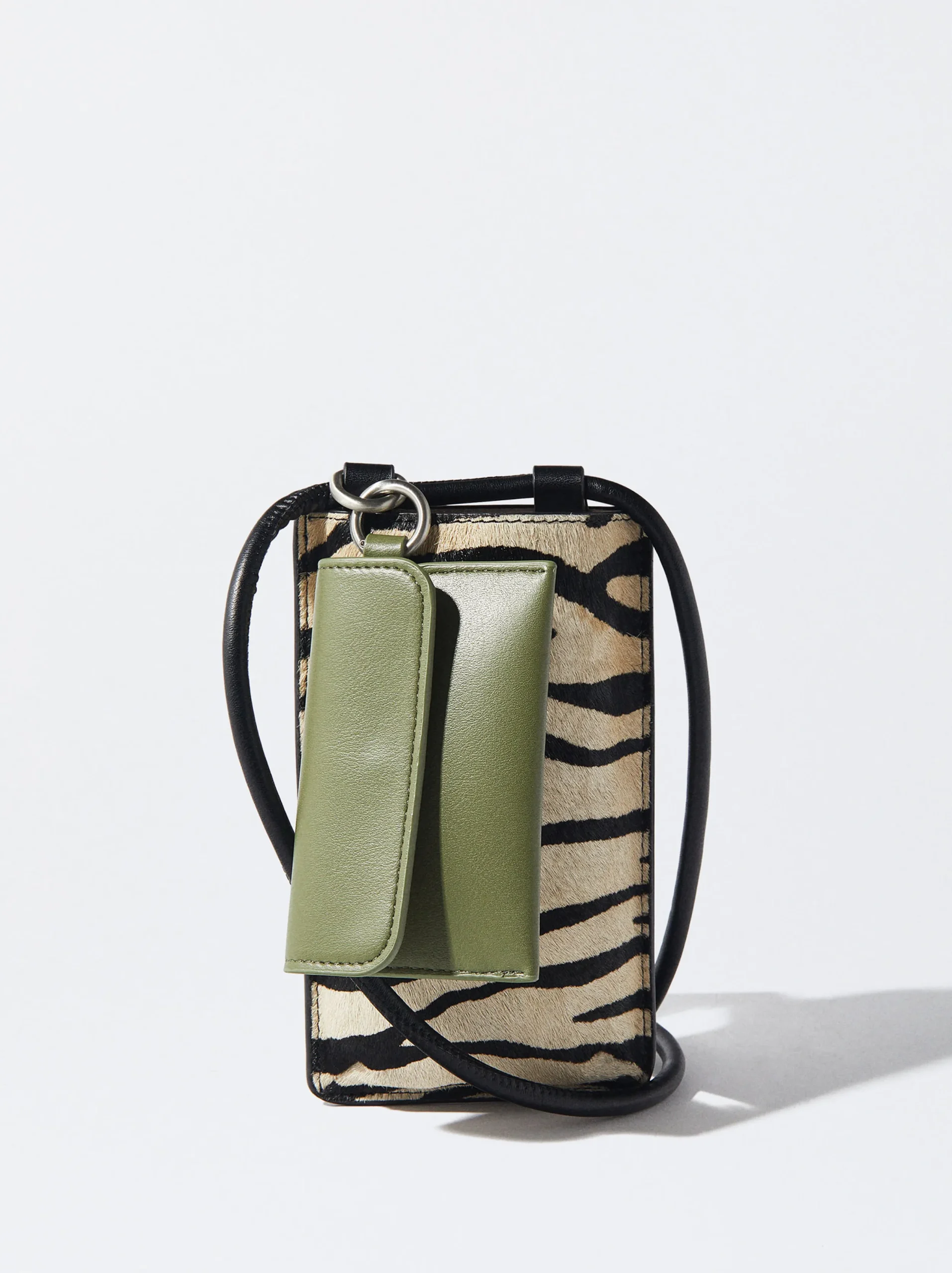 PARFOIS Bolso Para Móvil De Piel Negro Store