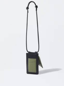 PARFOIS Bolso Para Móvil De Piel Negro Store