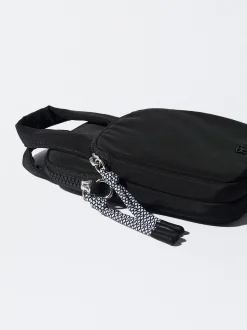 PARFOIS Bolso Para M&oacute;vil De Nylon Negro Clearance