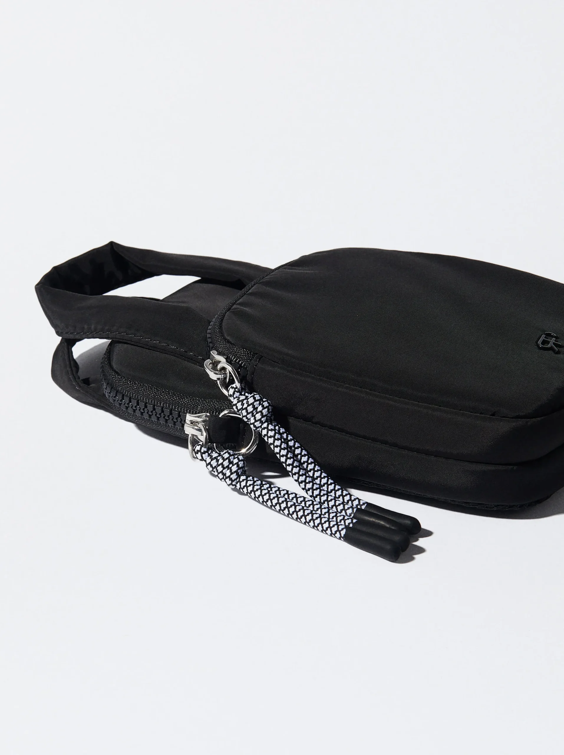 PARFOIS Bolso Para Móvil De Nylon Negro Clearance