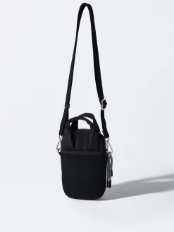 PARFOIS Bolso Para Móvil De Nylon Negro Clearance