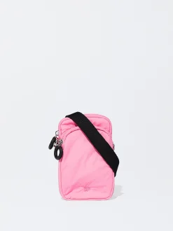 PARFOIS Bolso Para Móvil De Nylon Rosa Outlet