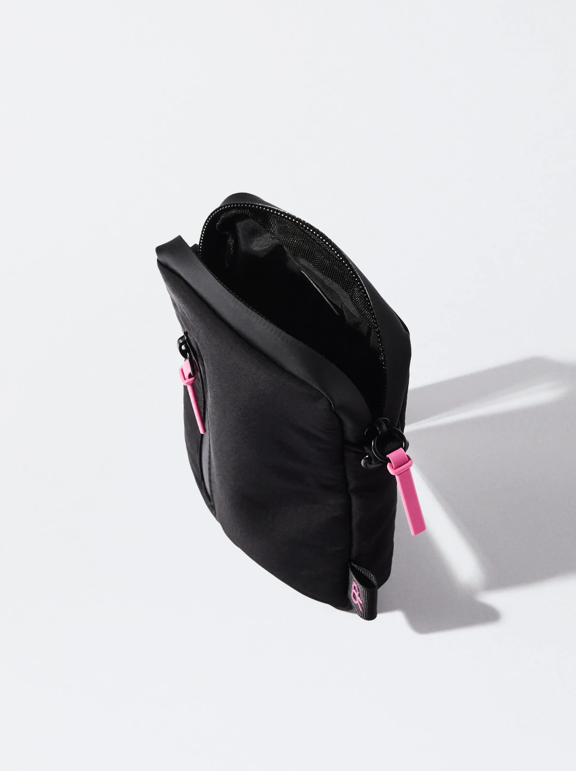 PARFOIS Bolso Para Móvil De Nylon Negro Hot