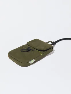 PARFOIS Bolso Para M&oacute;vil De Nylon Reciclado Caqui Flash Sale