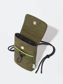 PARFOIS Bolso Para Móvil De Nylon Reciclado Caqui Flash Sale