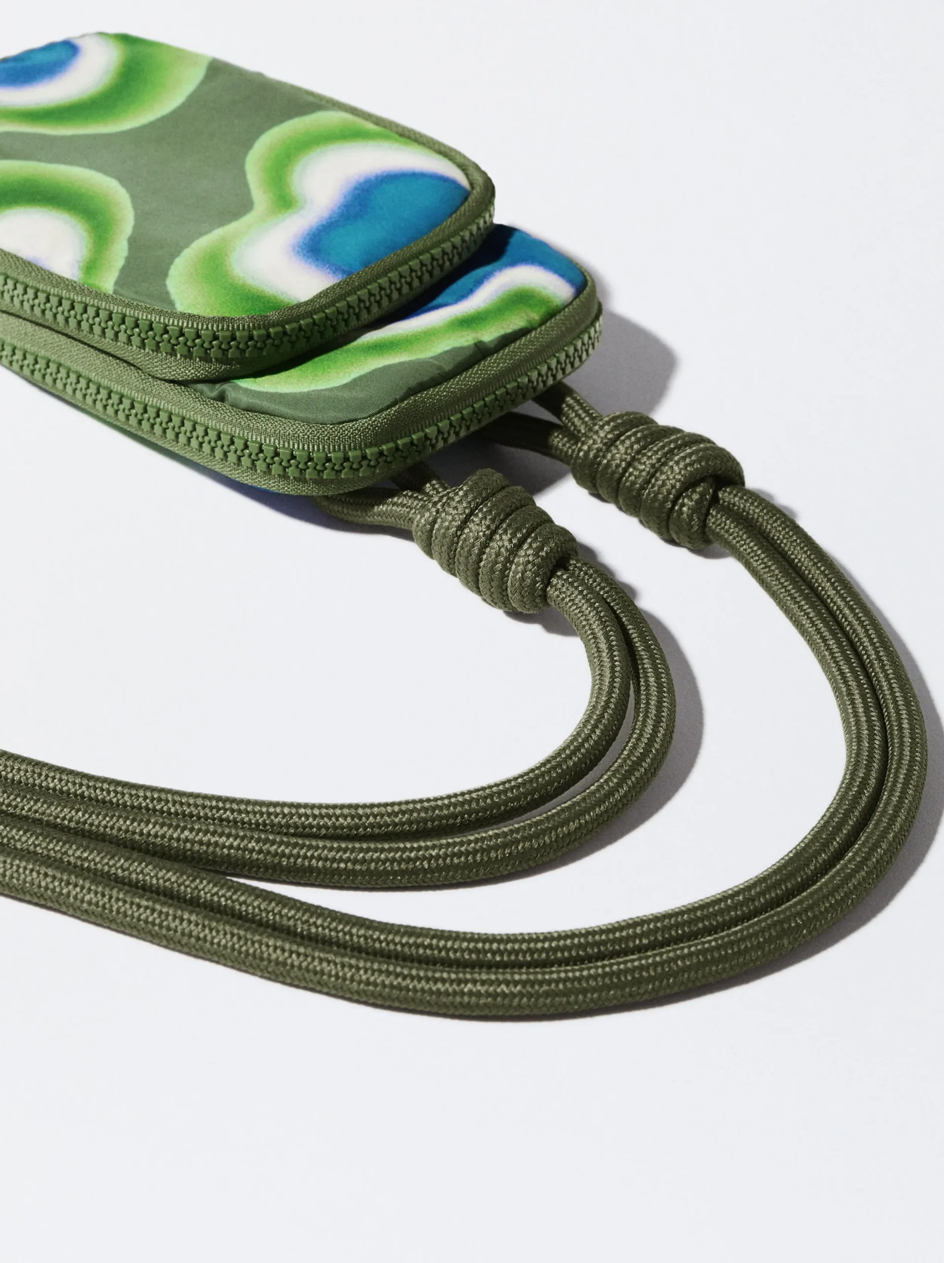 PARFOIS Bolso Para Móvil De Nylon Estampado Multicor Best Sale