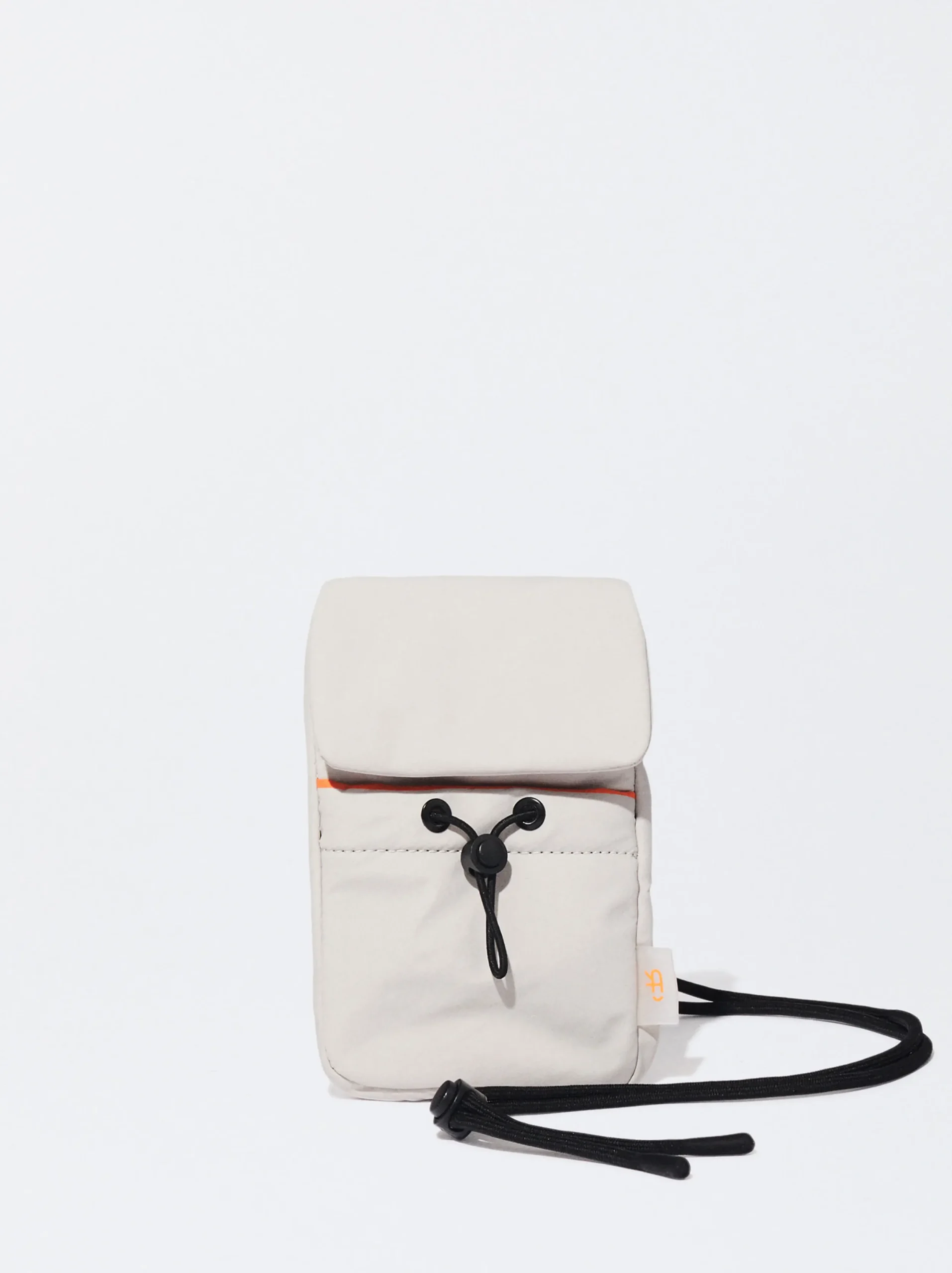 PARFOIS Bolso Para Móvil De Nylon Reciclado Gris Flash Sale