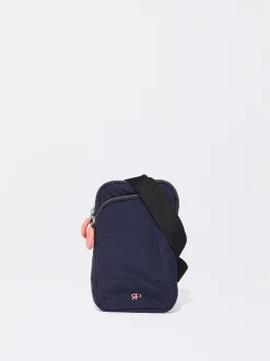 PARFOIS Bolso Para Móvil De Nylon Azul Marino Shop