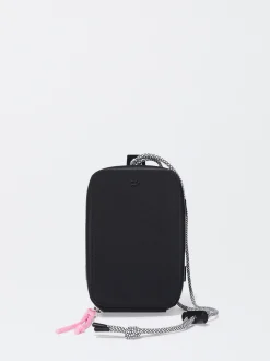 PARFOIS Bolso Para Móvil De Nylon Negro Hot