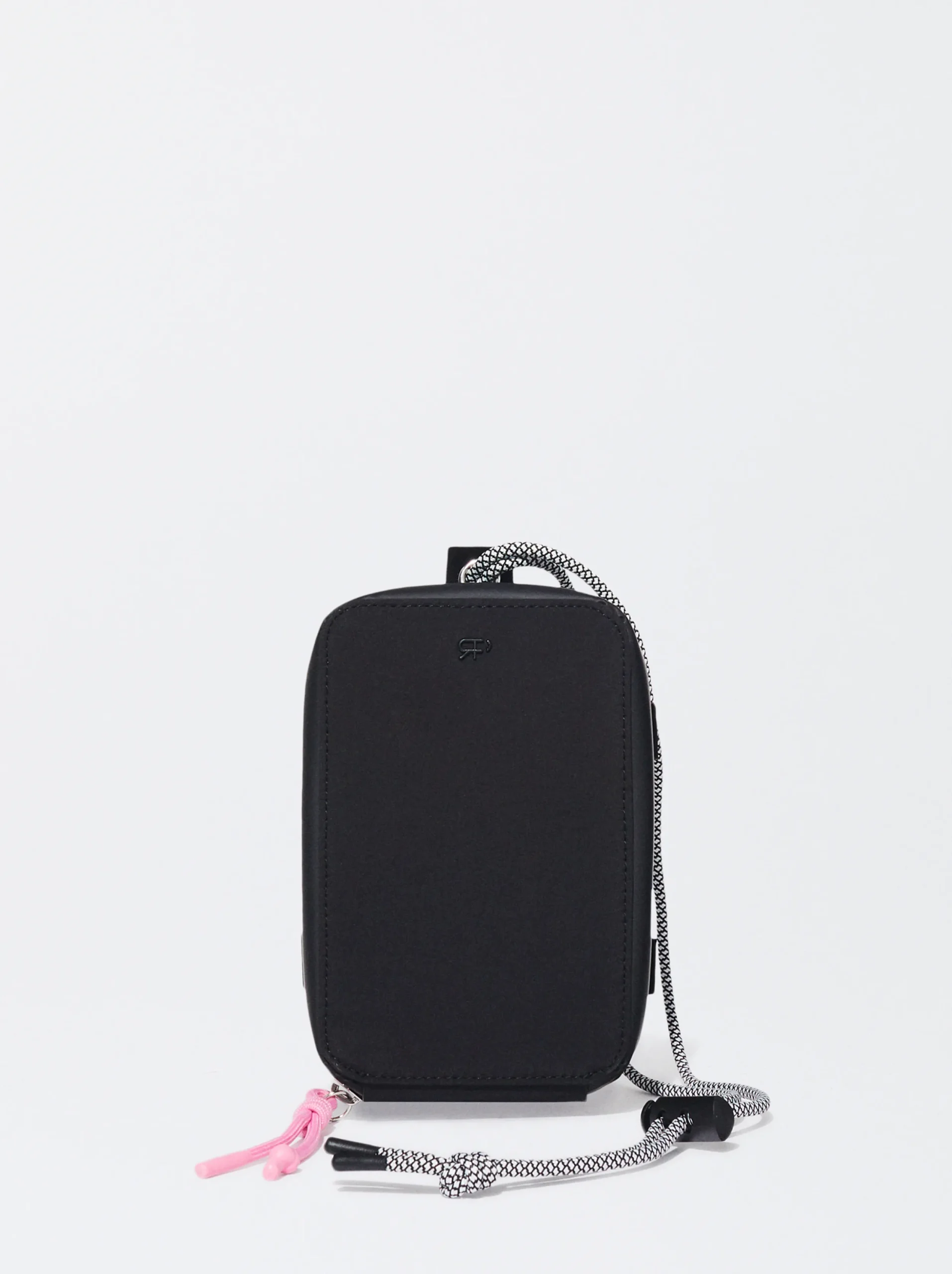 PARFOIS Bolso Para Móvil De Nylon Negro Hot