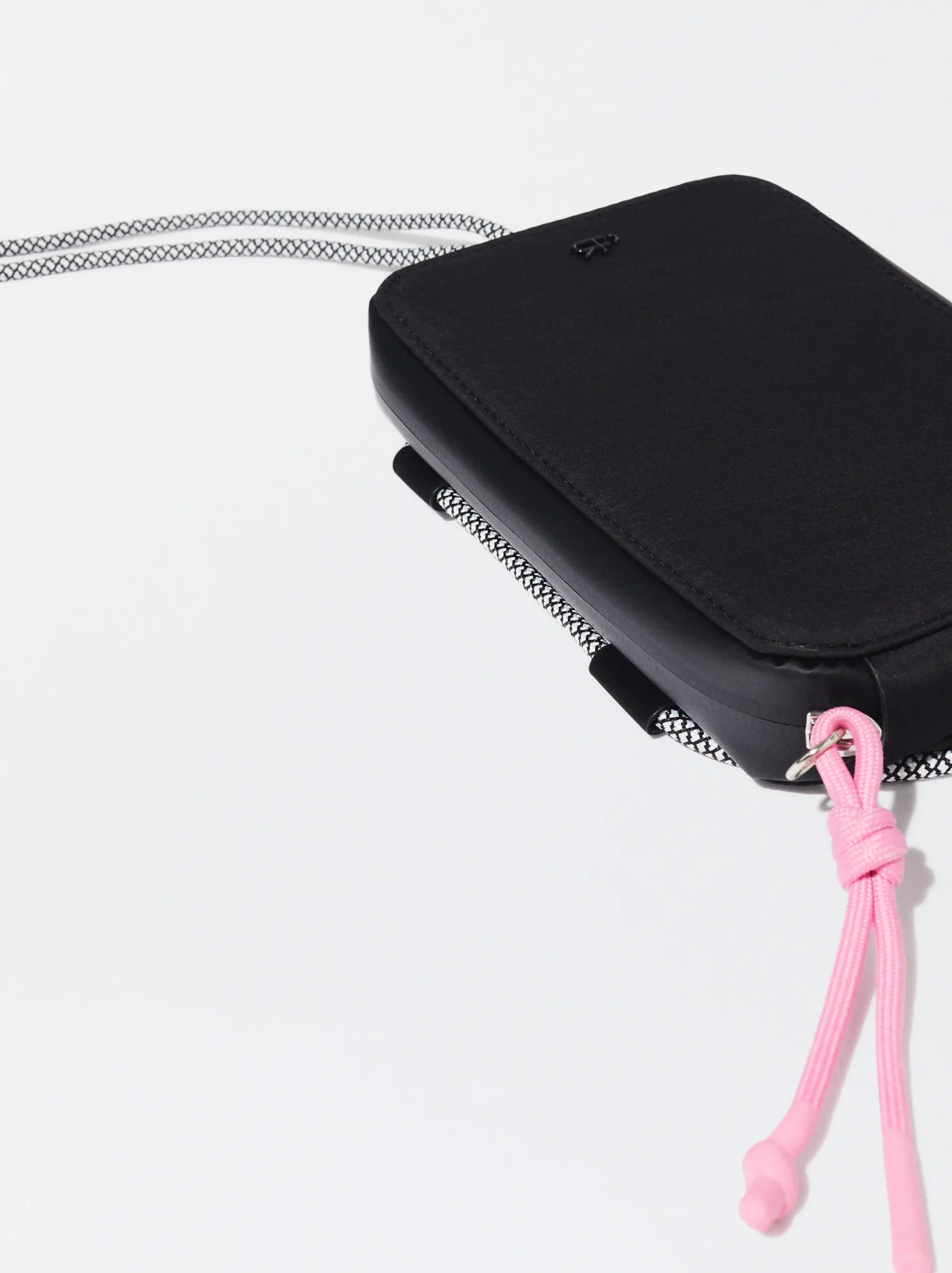 PARFOIS Bolso Para Móvil De Nylon Negro Hot