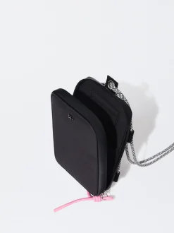 PARFOIS Bolso Para Móvil De Nylon Negro Hot