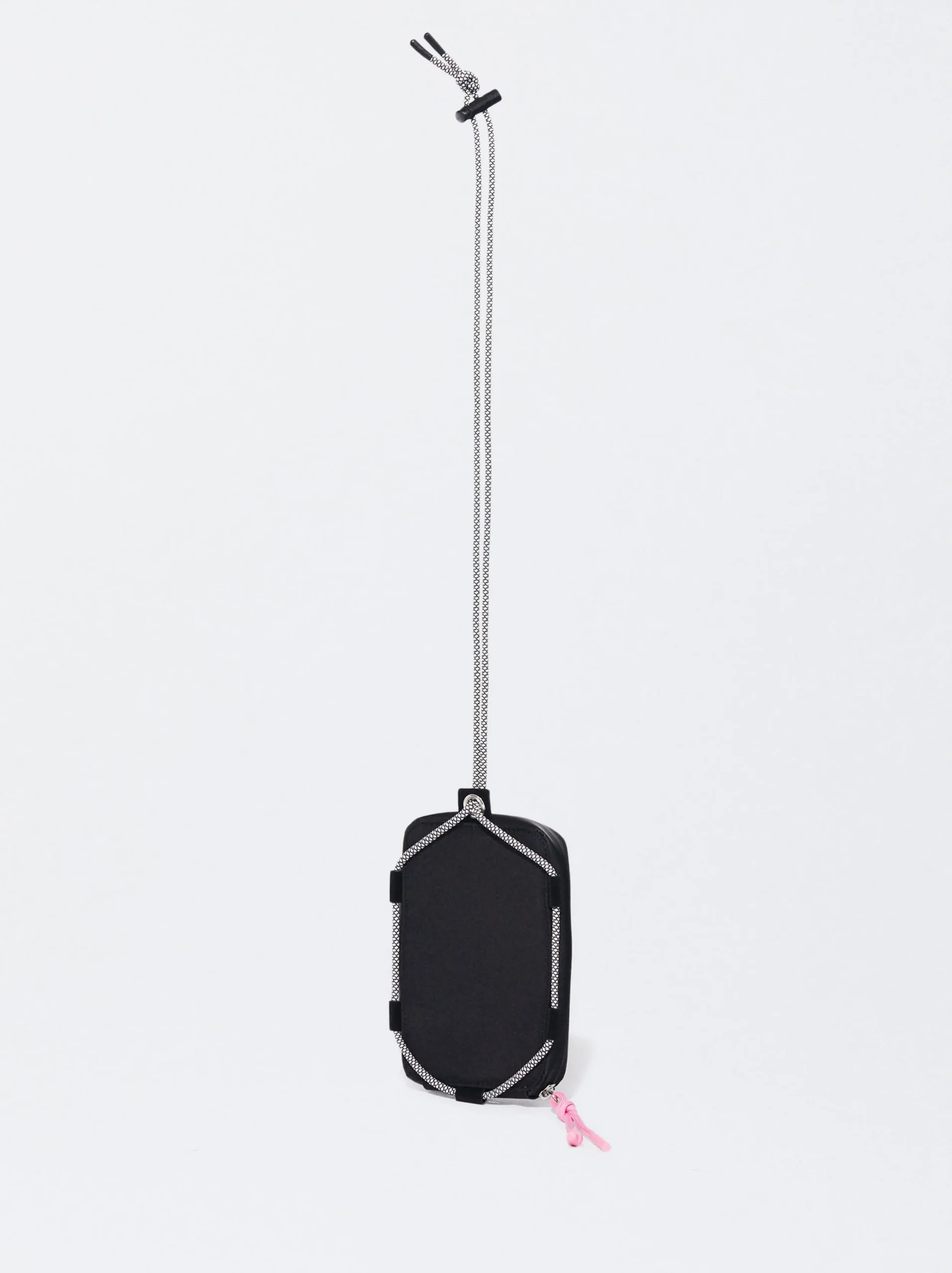 PARFOIS Bolso Para Móvil De Nylon Negro Hot