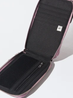 PARFOIS Bolso Para Móvil De Fieltro Violeta Discount