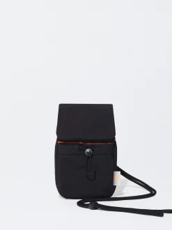 PARFOIS Bolso Para Móvil De Nylon Reciclado Negro Store
