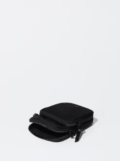 PARFOIS Bolso Para Móvil De Nylon Negro Best
