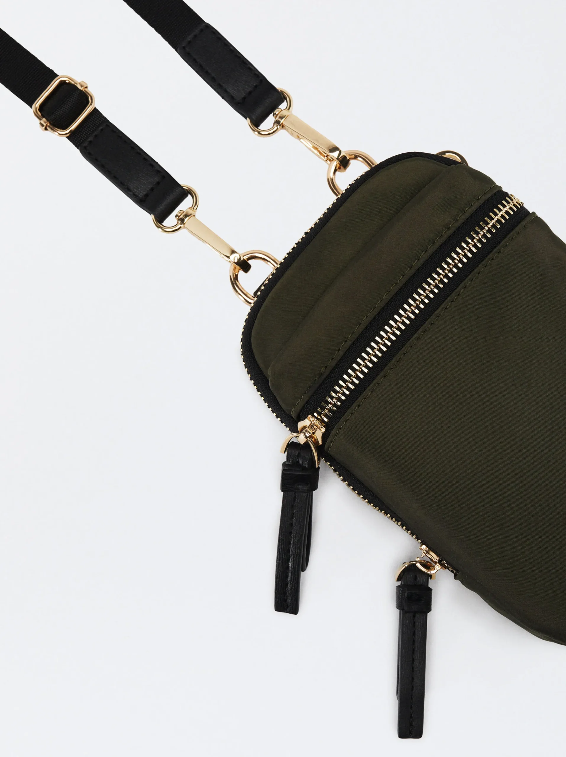 PARFOIS Bolso Para Móvil De Nylon Caqui Clearance