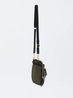 PARFOIS Bolso Para Móvil De Nylon Caqui Clearance