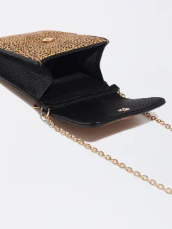 PARFOIS Bolso Para M&oacute;vil De Pelo Multicor Outlet