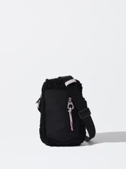 PARFOIS Bolso Para Móvil Efecto Pelo Negro Store