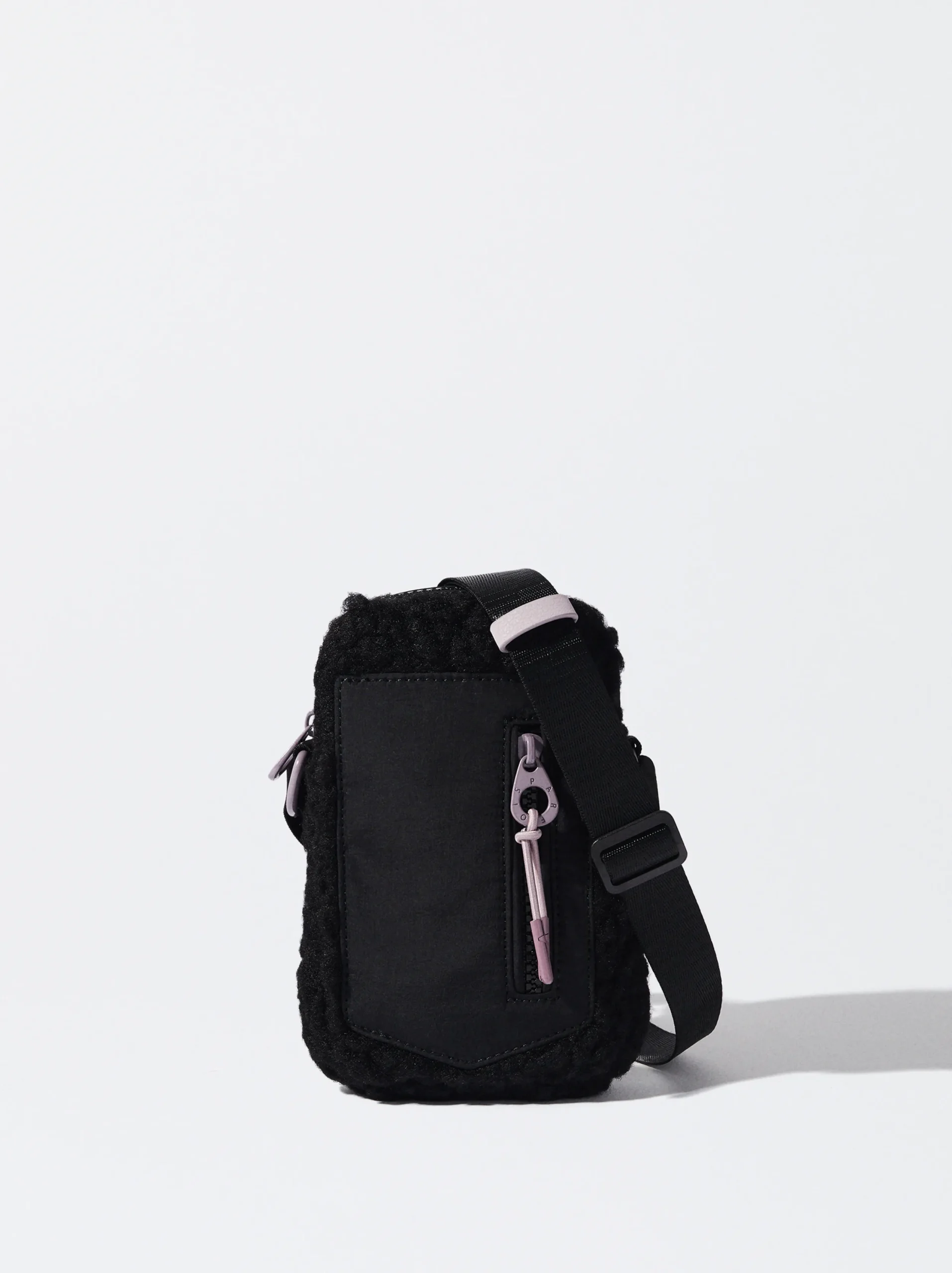 PARFOIS Bolso Para Móvil Efecto Pelo Negro Store