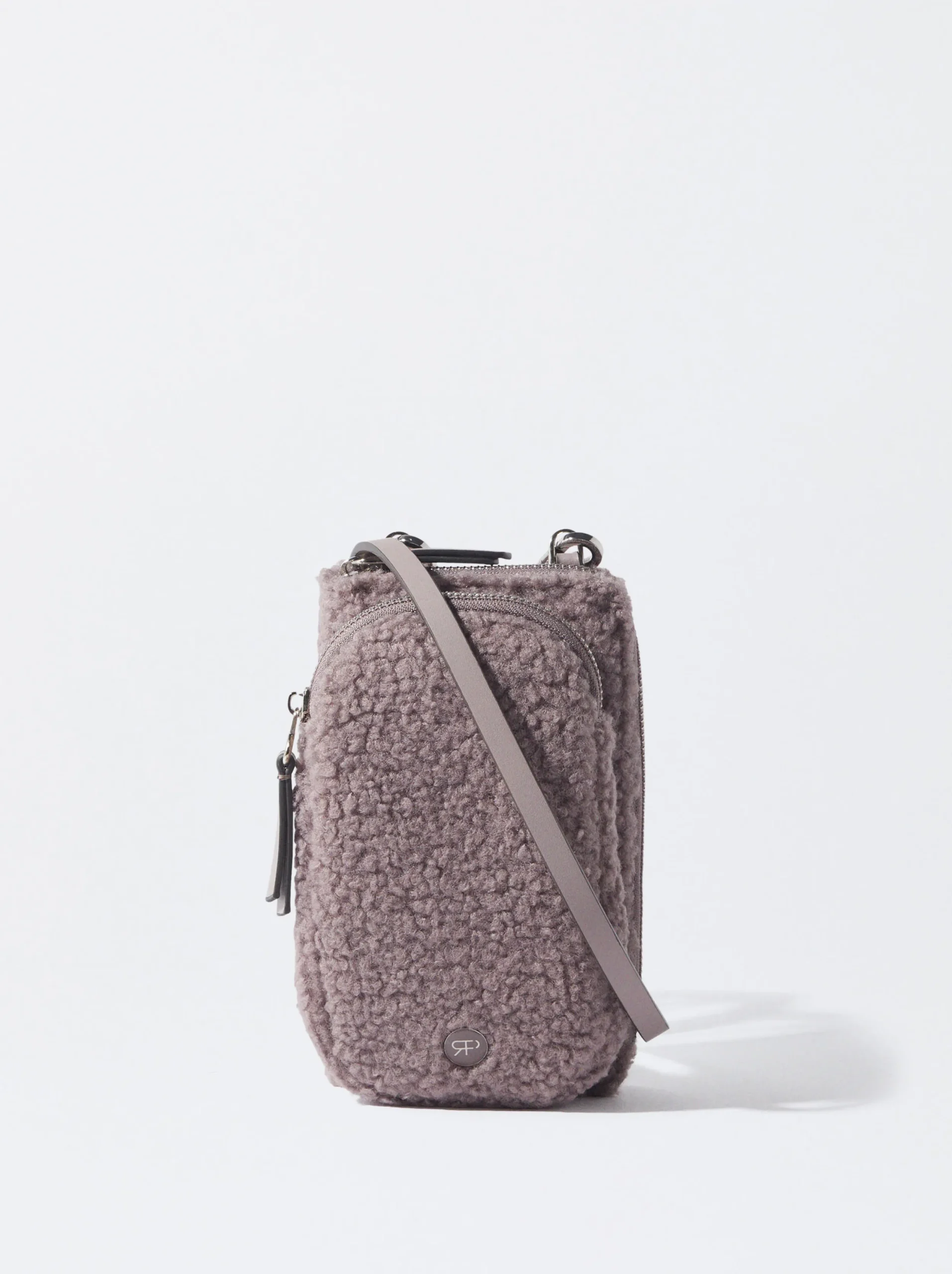 PARFOIS Bolso Para Móvil Efecto Pelo Rosa Cheap