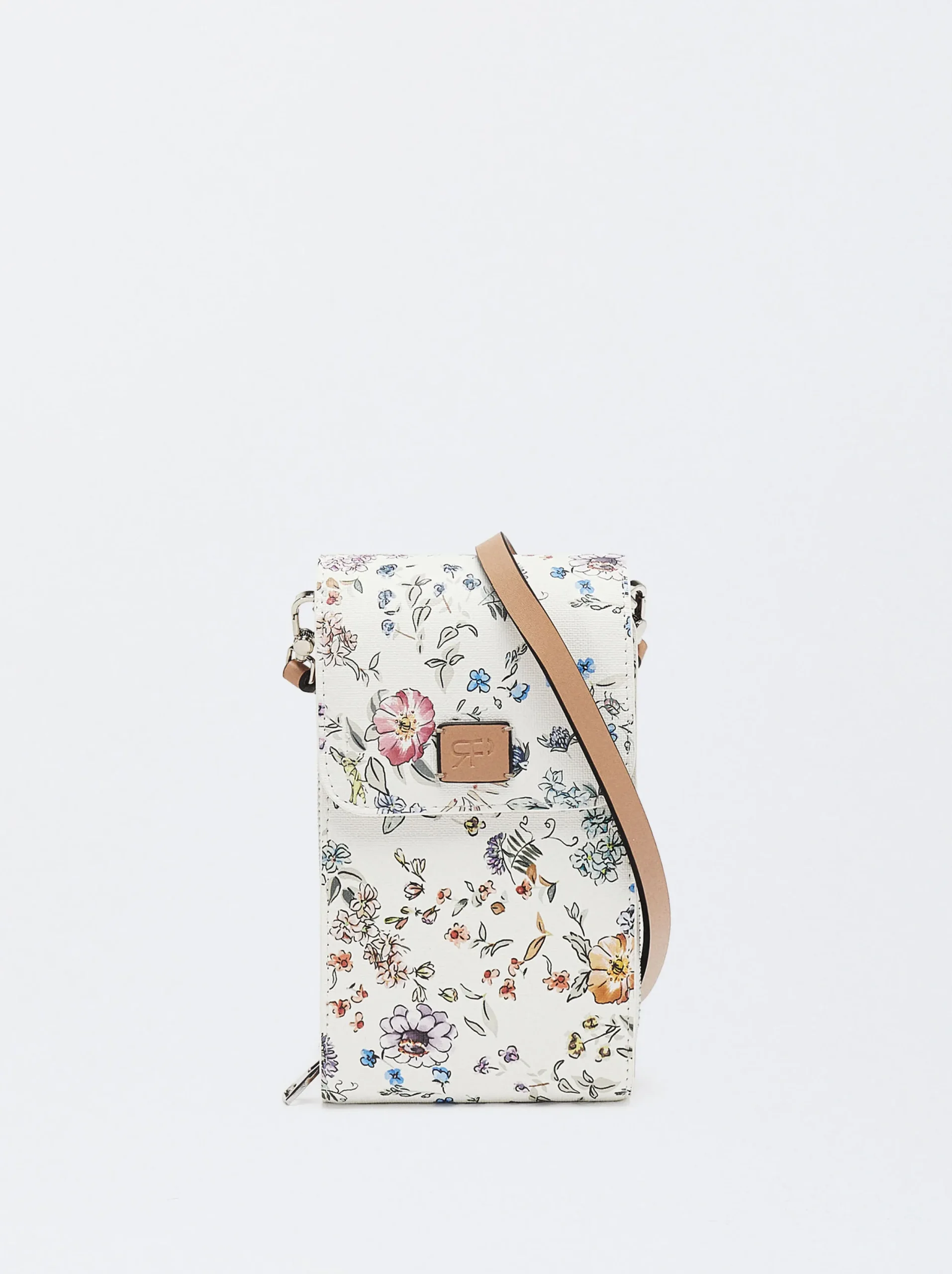 PARFOIS Bolso Para Móvil Estampado Floral Crudo Cheap