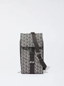 PARFOIS Bolso Para Móvil Estampado Gris Best Sale