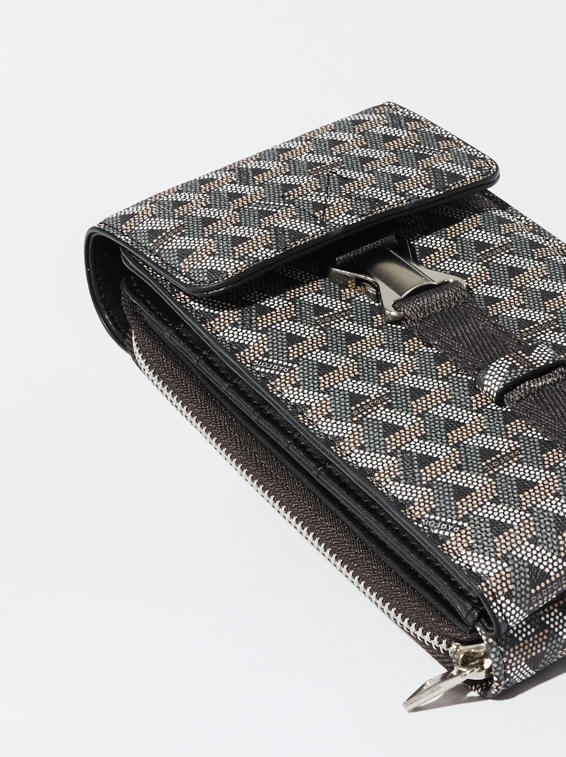 PARFOIS Bolso Para Móvil Estampado Gris Best Sale