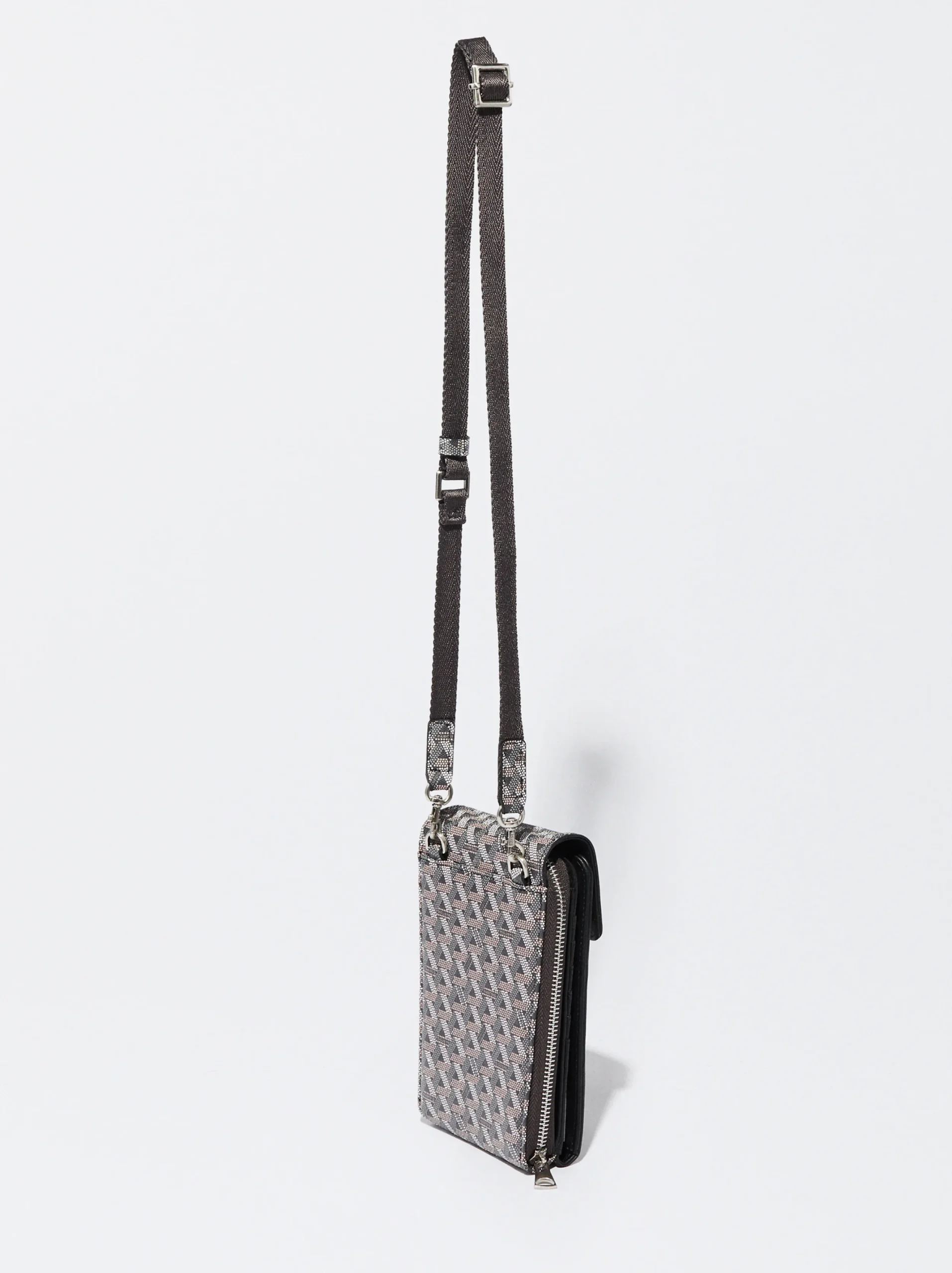 PARFOIS Bolso Para Móvil Estampado Gris Best Sale